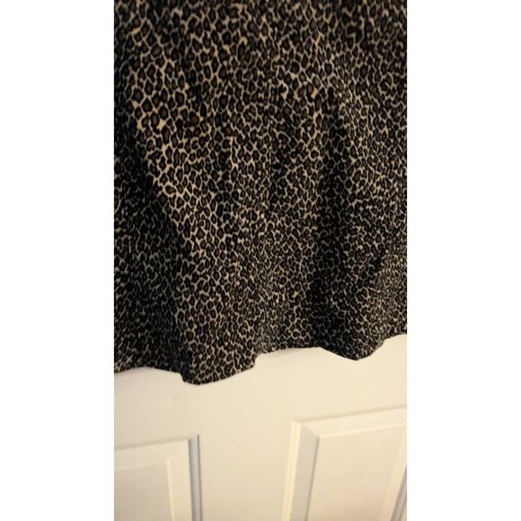 Talbots Cheetah Leopard Print Pencil Skirt NWT, Size 10, Animal Print Corduroy - Picture 9 of 9
